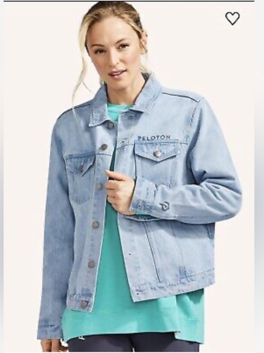 Peloton “Together We Go Far” Denim Jacket